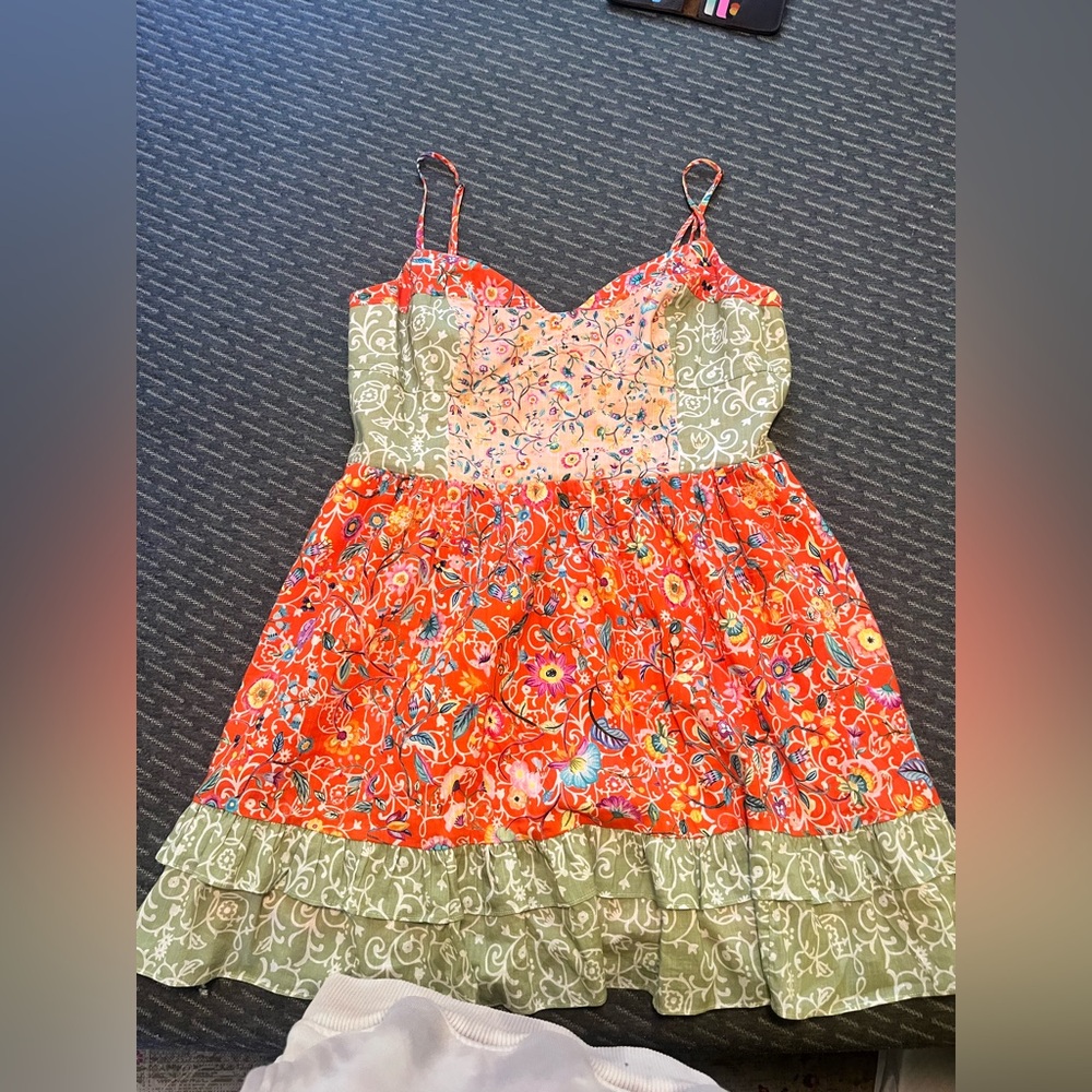 Floral Multicolor Anthropologie Dress